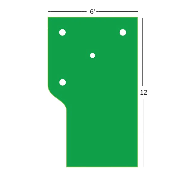 Big Moss Country Club 612 V2 Putting Green & Chipping Mat