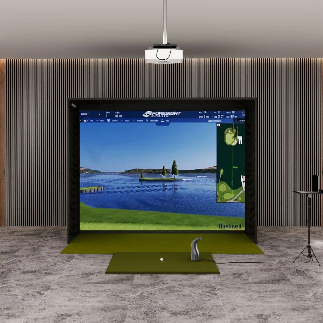 Bushnell Launch Pro i Circle B SIG10 Golf Simulator Package