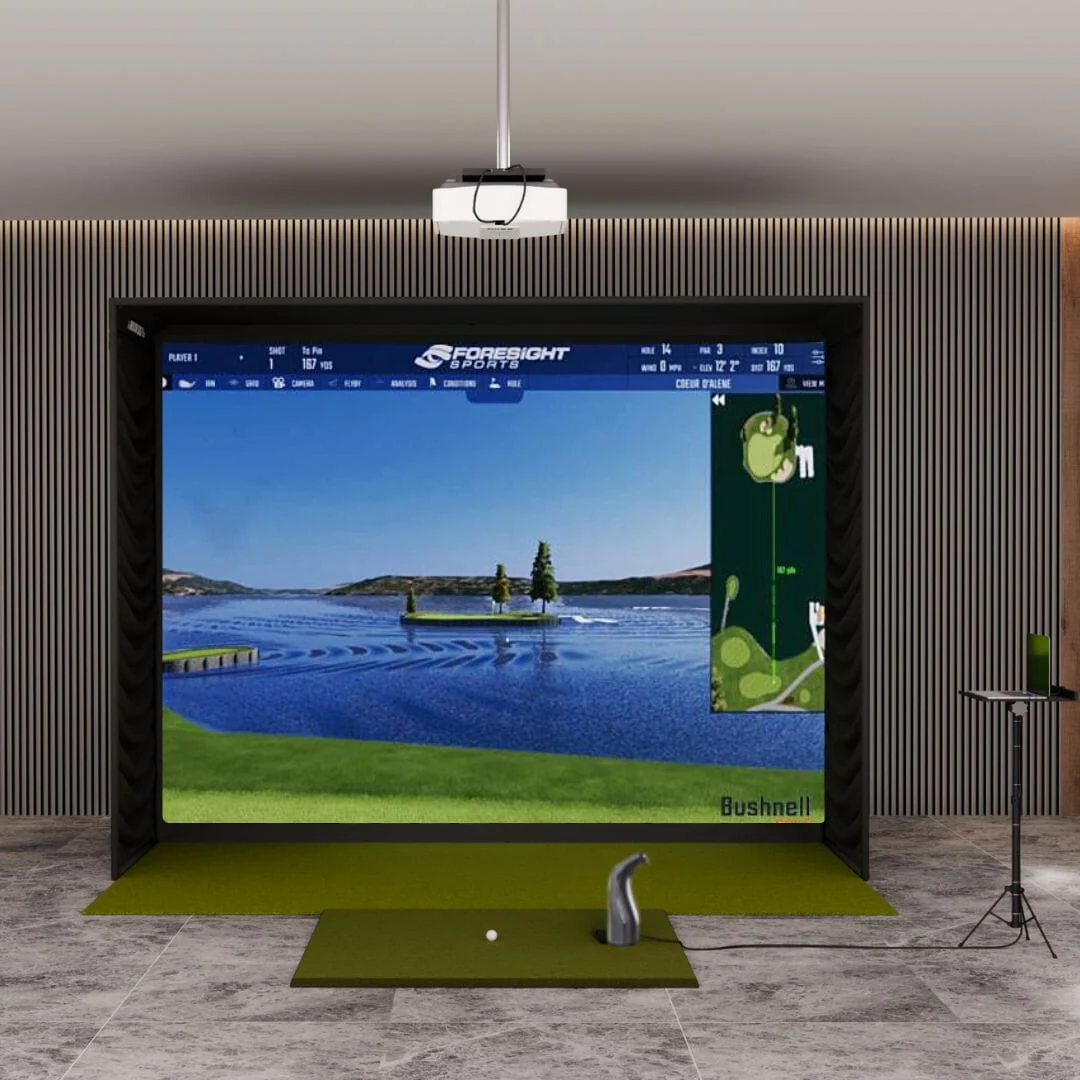 Bushnell Launch Pro i Circle B SIG12 Golf Simulator Package