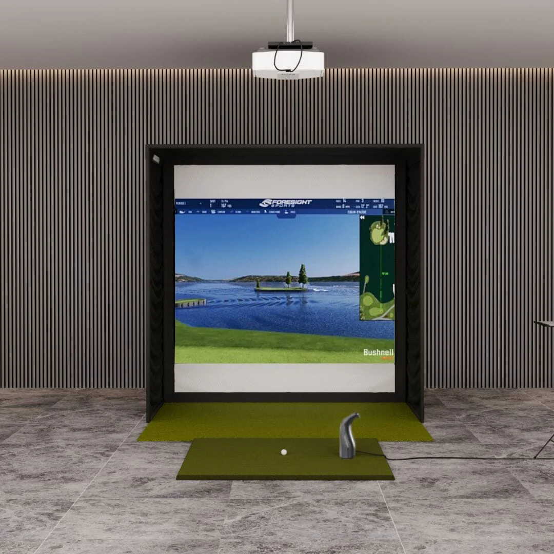 Bushnell Launch Pro i Circle B SIG8 Golf Simulator Package