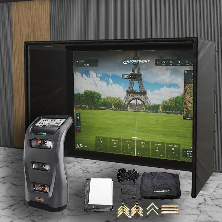 Bushnell Launch Pro Circle B Edition SIG DIY Golf Simulator Studio Package - Image 8