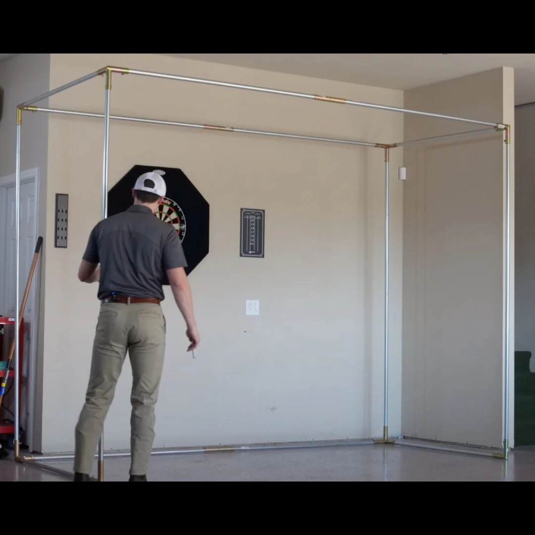 DIY Golf Simulator Enclosure Pipe Frame Kit - Image 3