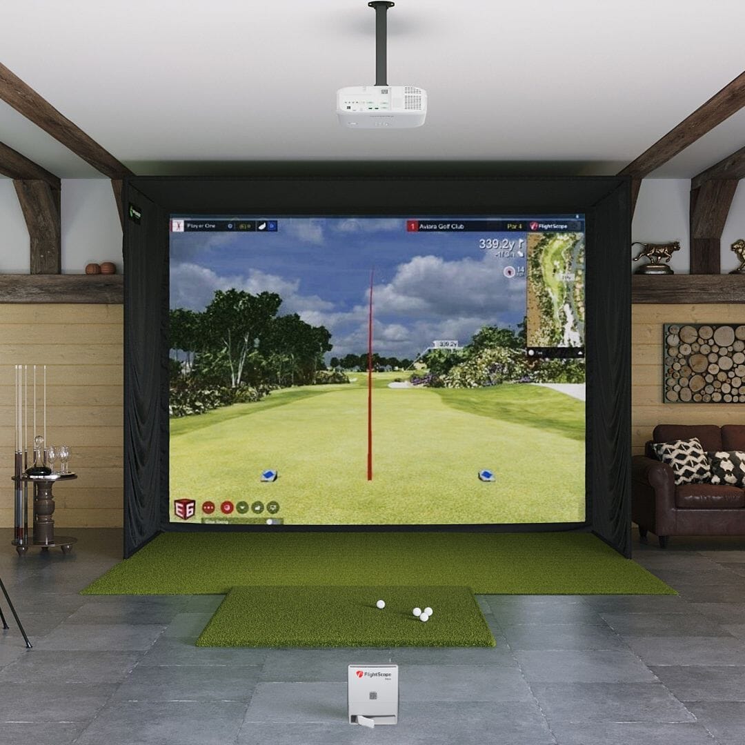 FlightScope Mevo Gen2 SIG12 Golf Simulator Package