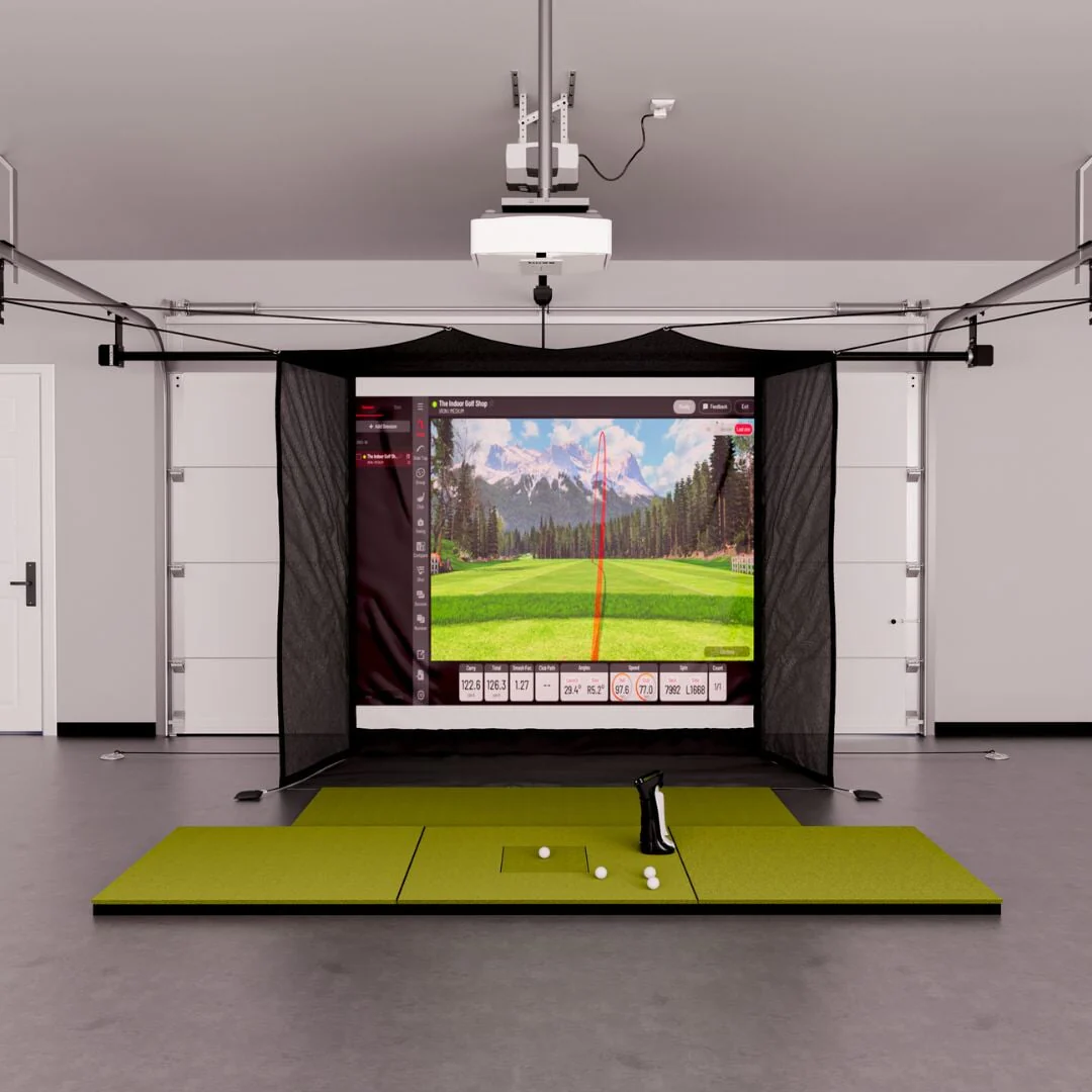 Uneekor EYE MINI Garage Golf Simulator Package - Image 8