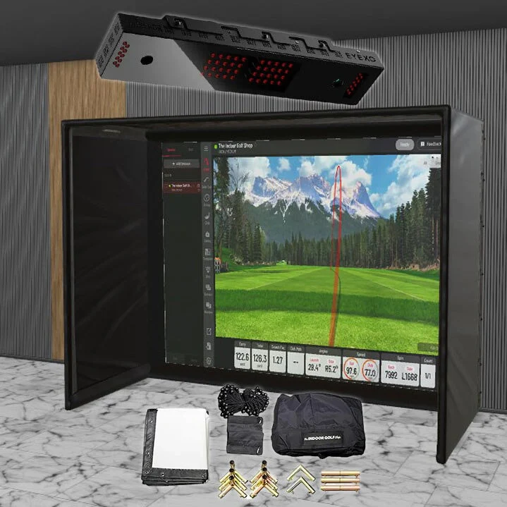 Uneekor EYE XO SIG DIY Golf Simulator Studio Package - Image 7