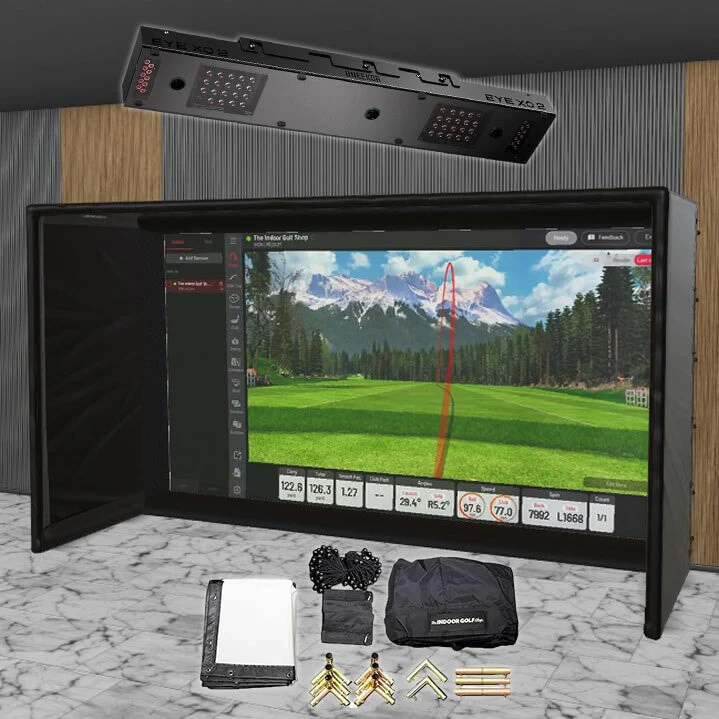 Uneekor EYE XO2 SIG DIY Golf Simulator Studio Package - Image 2