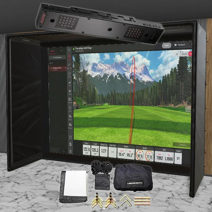 Uneekor EYE XO2 SIG DIY Golf Simulator Studio Package - Image 3