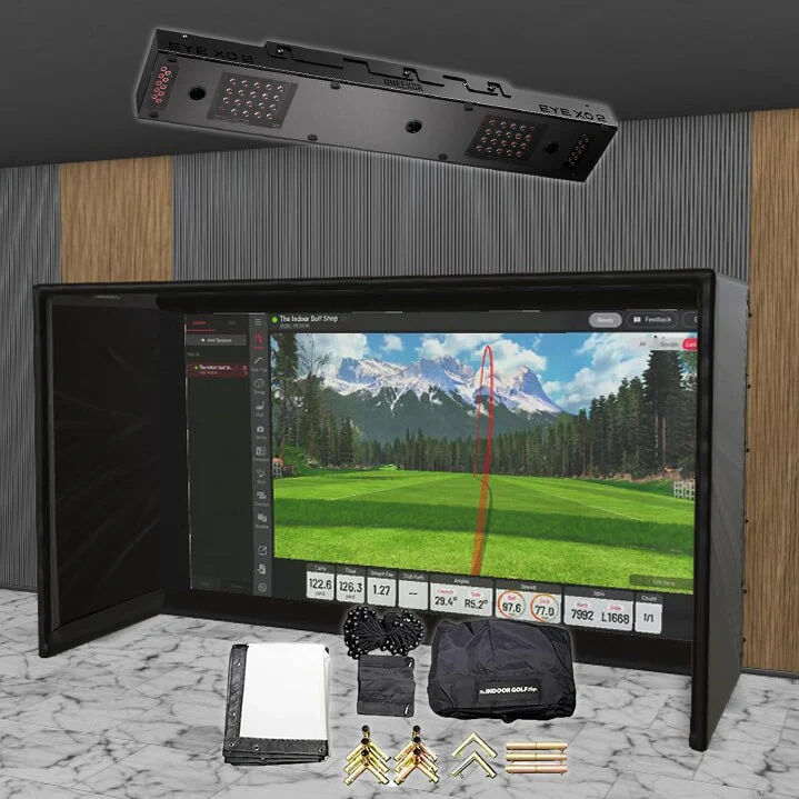 Uneekor EYE XO2 SIG DIY Golf Simulator Studio Package - Image 4